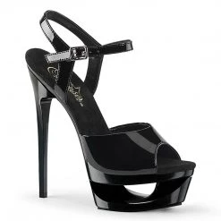Pleaser ECLIPSE-609 Black Patent Platform Sandal 13 Pleaser ECLIPSE-609 Black Patent Platform Sandal