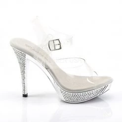 Fabulicious ELEGANT-408 Clear/Silver Chrome New Arrivals 13 Fabulicious ELEGANT-408 Clear/Silver Chrome New Arrivals