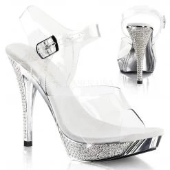 Fabulicious ELEGANT-408 Clear/Silver Chrome New Arrivals 14 Fabulicious ELEGANT-408 Clear/Silver Chrome New Arrivals