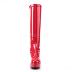 Funtasma Boots EXOTICA-2000 Red Stretch Patent
