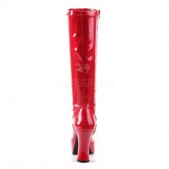 Funtasma Boots EXOTICA-2000 Red Stretch Patent