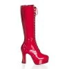 Funtasma EXOTICA-2020 Red Patent Boots