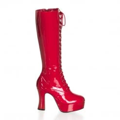 Funtasma EXOTICA-2020 Red Patent Boots