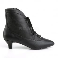 Pleaser Pink Label Boots FAB-1005 Black Faux Leather 12 Pleaser Pink Label Boots FAB-1005 Black Faux Leather