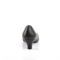 Pleaser Pink Label FAB-420 Black Faux Leather