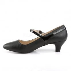 Pleaser Pink Label Shoes FAB-425 Black Faux Leather-Patent 10 Pleaser Pink Label Shoes FAB-425 Black Faux Leather-Patent