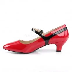 Pleaser Pink Label FAB-425 Red-Black Patent