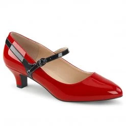 Pleaser Pink Label FAB-425 Red-Black Patent