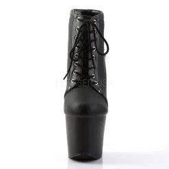 Pleaser FEARLESS-700-28 Black Faux Leather Ankle Boot Coming Soon (Pre-Order)
