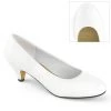 Pleaser Pink Label FEFE-01 White Faux Leather Shoes