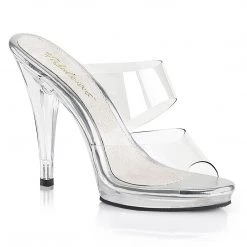 Fabulicious FLAIR-402 Clear Shoes