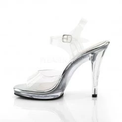 Fabulicious Shoes FLAIR-408 Clear