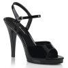 Fabulicious FLAIR-409 Black Patent/Black Shoes
