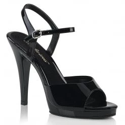 Fabulicious FLAIR-409 Black Patent/Black Shoes