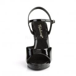 Fabulicious FLAIR-409 Black Patent/Black Shoes