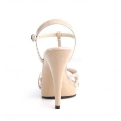 Fabulicious Shoes FLAIR-420 Nude Patent 11 Fabulicious Shoes FLAIR-420 Nude Patent