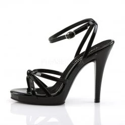 Fabulicious Coming Soon (Pre-Order) FLAIR-436 Black Patent/Black