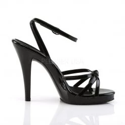 Fabulicious Coming Soon (Pre-Order) FLAIR-436 Black Patent/Black