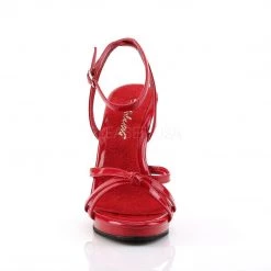 Fabulicious Shoes FLAIR-436 Red Patent/Red