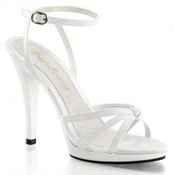 Fabulicious Shoes FLAIR-436 White Patent