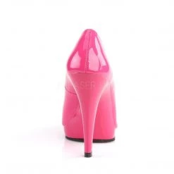 Pleaser Pink Label FLAIR-480 Hot Pink Patent/Hot Pink Shoes