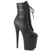 Pleaser Coming Soon (Pre-Order) FLAMINGO-1020PK Black Faux Leather Ankle Boot 1 Pleaser Coming Soon (Pre-Order) FLAMINGO-1020PK Black Faux Leather Ankle Boot