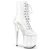 Pleaser Boots FLAMINGO-1021C Clear Ankle Boot
