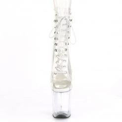 Pleaser Boots FLAMINGO-1021C Clear Ankle Boot
