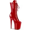 Pleaser FLAMINGO-1050 Red Patent Mid-Calf Boot