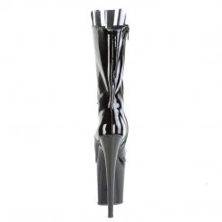 Pleaser Boots FLAMINGO-1051 Black Patent Mid-Calf Boot