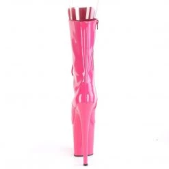 Pleaser FLAMINGO-1051 Hot Pink Patent Mid-Calf Boot 11 Pleaser FLAMINGO-1051 Hot Pink Patent Mid-Calf Boot