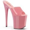 Pleaser FLAMINGO-801N Baby Pink (Jelly-Like) TPU/Baby Pink Slide