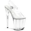 Pleaser FLAMINGO-808 Clear Platform Sandal