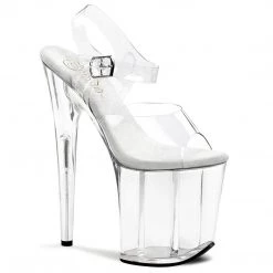 Pleaser FLAMINGO-808 Clear Platform Sandal