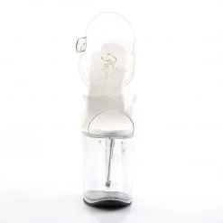 Pleaser FLAMINGO-808 Clear Platform Sandal