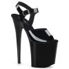 Pleaser FLAMINGO-808N Black (Jelly-Like) TPU/Black Platform Sandal 1 Pleaser FLAMINGO-808N Black (Jelly-Like) TPU/Black Platform Sandal