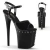 Pleaser FLAMINGO-809ABLS Black Patent Platform Sandal Shoes