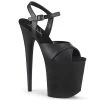 Pleaser Shoes FLAMINGO-816 Black Faux Leather Platform Sandal 2 Pleaser Shoes FLAMINGO-816 Black Faux Leather Platform Sandal