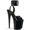 Pleaser Shoes FLAMINGO-891 Black Patent/Black Platform Sandal