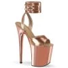 Pleaser FLAMINGO-891 Rose Gold Metallic Pu/Rose Gold Chrome Platform Sandal Shoes 1 Pleaser FLAMINGO-891 Rose Gold Metallic Pu/Rose Gold Chrome Platform Sandal Shoes
