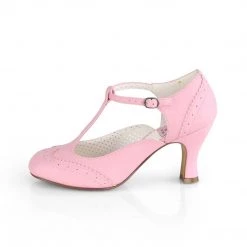 Pin Up Couture FLAPPER-26 Baby Pink Faux Leather Shoes 14 Pin Up Couture FLAPPER-26 Baby Pink Faux Leather Shoes