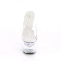 Pleaser Shoes FLASHDANCE-701 Clear Slide 9 Pleaser Shoes FLASHDANCE-701 Clear Slide