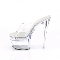 Pleaser Shoes FLASHDANCE-701 Clear Slide 10 Pleaser Shoes FLASHDANCE-701 Clear Slide