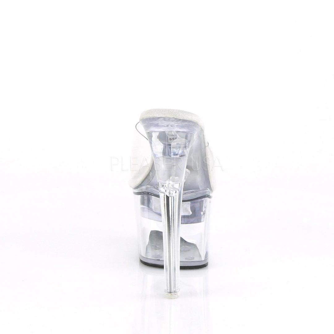 Pleaser Shoes FLASHDANCE-701 Clear Slide 6 Pleaser Shoes FLASHDANCE-701 Clear Slide