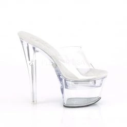 Pleaser Shoes FLASHDANCE-701 Clear Slide 12 Pleaser Shoes FLASHDANCE-701 Clear Slide