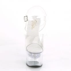 Pleaser FLASHDANCE-708 Clear Platform Sandal Shoes
