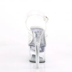 Pleaser FLASHDANCE-708 Clear Platform Sandal Shoes
