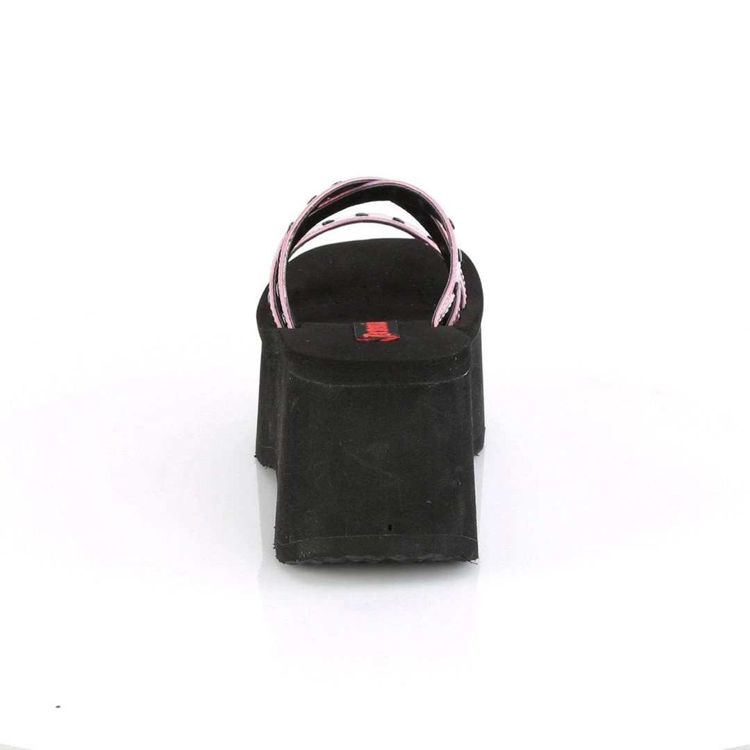 Demonia FUNN-19 Pink Hologram Sandal 11 Demonia FUNN-19 Pink Hologram Sandal