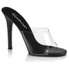 Fabulicious GALA-01 Clear-Black Matte Shoes