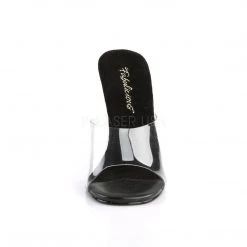 Fabulicious GALA-01 Clear-Black Matte Shoes